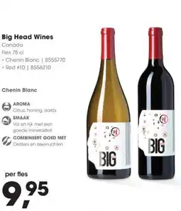 HANOS Big Head Wines aanbieding