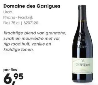 HANOS Domaine des Garrigues aanbieding