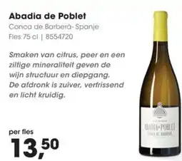HANOS Abadia de Poblet aanbieding