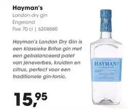 HANOS Hayman's aanbieding