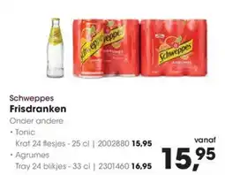 HANOS Schweppes Frisdranken aanbieding