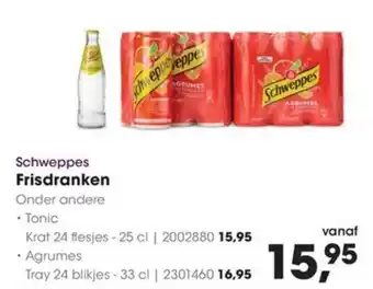 HANOS Schweppes Frisdranken aanbieding