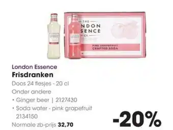 HANOS London Essence Frisdranken aanbieding