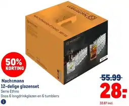 Makro Nachtmann 12-delige glazenset aanbieding