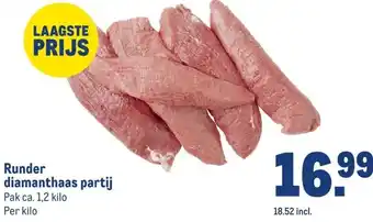 Makro Runder diamanthaas partij aanbieding