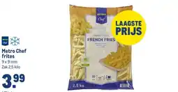 Makro Metro Chef frites aanbieding