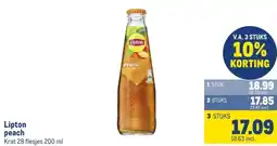 Makro Lipton peach aanbieding