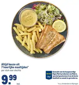 Makro Altijd keuze uit 7 heerlijke maaltijden aanbieding