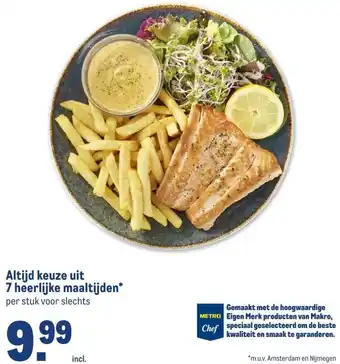 Makro Altijd keuze uit 7 heerlijke maaltijden aanbieding