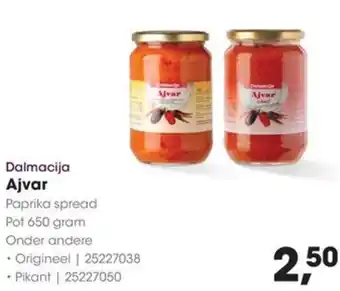 HANOS Dalmacija Ajvar aanbieding