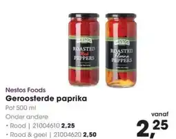 HANOS Nestos Foods Geroosterde paprika aanbieding