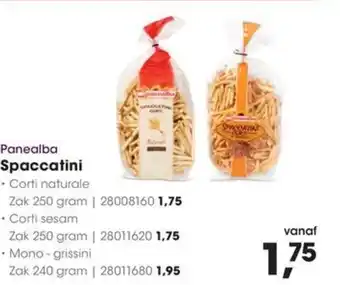 HANOS Panealba Spaccatini aanbieding