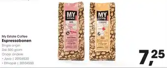 HANOS My Estate Coffee Espressobonen aanbieding