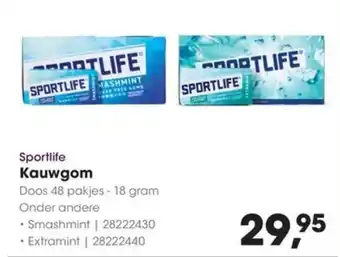 HANOS Sportlife Kauwgom aanbieding