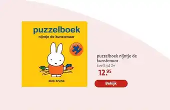 Bruna puzzelboek nijntje de kunstenaar aanbieding