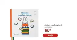 Bruna nijntjes voorleesfeest Leeftijd 2+ aanbieding