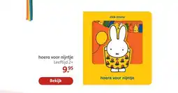 Bruna hoera voor nijntje Leeftijd 2+ aanbieding