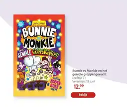 Bruna Bunnie vs Monkie en het geniale grappengevecht Leeftijd 7+ aanbieding