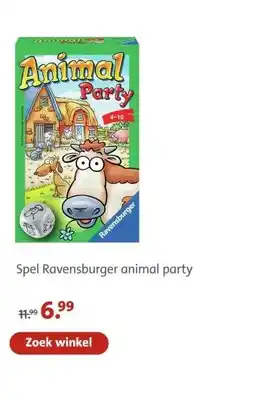 Bruna Spel Ravensburger animal party aanbieding