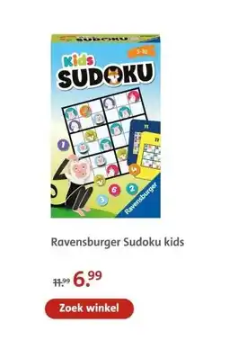 Bruna Ravensburger Sudoku kids aanbieding