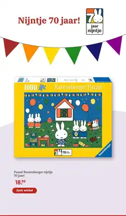 Bruna Puzzel Ravensburger nijntje aanbieding