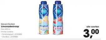 HANOS Karvan Cevitam Limonadesiroop aanbieding