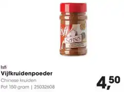 HANOS Isfi Vijfkruidenpoeder aanbieding