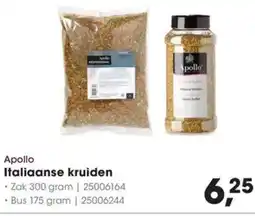 HANOS Apollo Italiaanse kruiden aanbieding