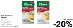 HANOS Knorr Garde d'Or Sauzen aanbieding