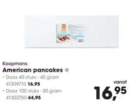 HANOS Koopmans American pancakes aanbieding