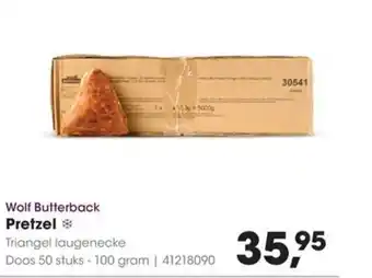 HANOS Wolf Butterback Pretzel aanbieding