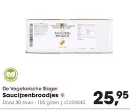 HANOS De Vegetarische Slager Saucijzenbroodjes aanbieding