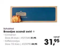 HANOS Schulstad Broodjes scandi swirl aanbieding