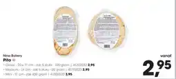 HANOS Nina Bakery pita aanbieding