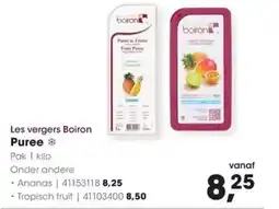 HANOS Les vergers Boiron Puree aanbieding