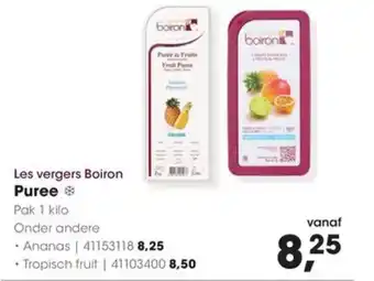 HANOS Les vergers Boiron Puree aanbieding