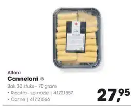 HANOS Altoni Canneloni aanbieding