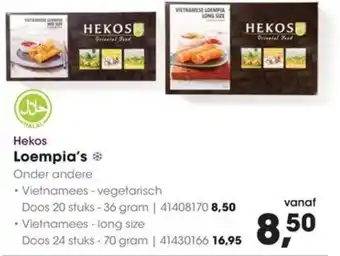 HANOS Hekos Loempia's aanbieding
