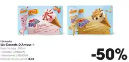 HANOS IJsboerke IJs Cornets D'Amour aanbieding