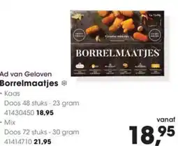 HANOS Ad van Geloven Borrelmaatjes aanbieding