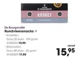 HANOS De Bourgondiër Rundvleessnacks aanbieding