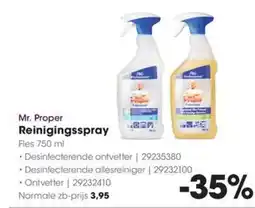 HANOS Mr. Proper Reinigingsspray aanbieding