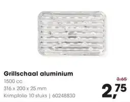 HANOS Grillschaal aluminium aanbieding