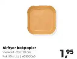 HANOS Airfryer bakpapier aanbieding