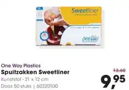 HANOS One Way Plastics Spuitzakken Sweetliner aanbieding