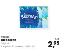 HANOS Kleenex Zakdoeken aanbieding