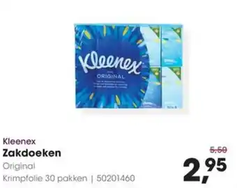 HANOS Kleenex Zakdoeken aanbieding