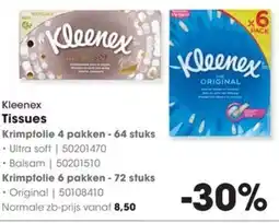 HANOS Kleenex Tissues aanbieding