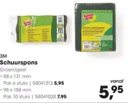 HANOS 3M Schuurspons aanbieding