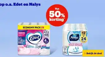 Bol.com op o.a. Edet en Nalys aanbieding